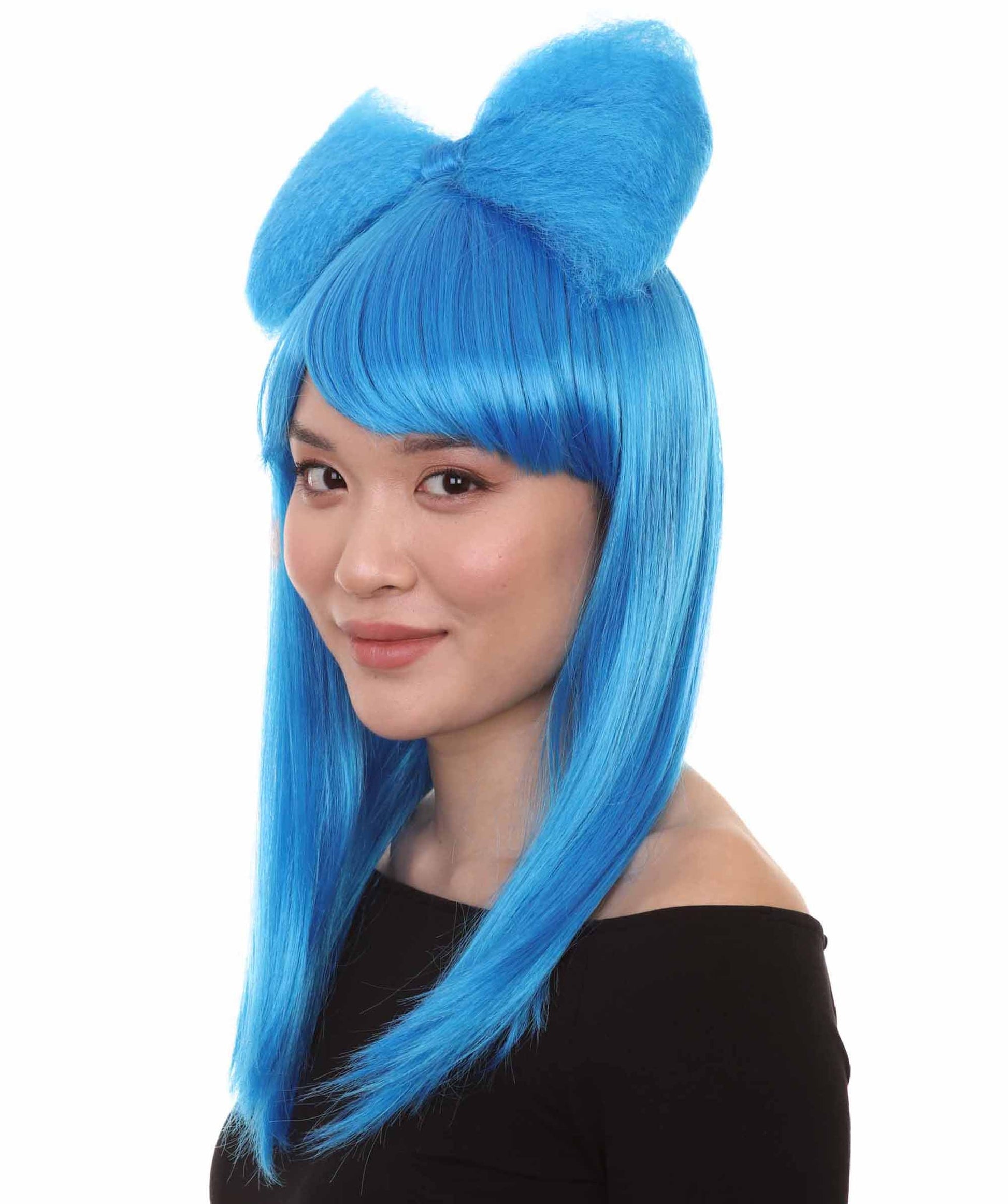 Blue Long Butterfly Womens Wigs collection