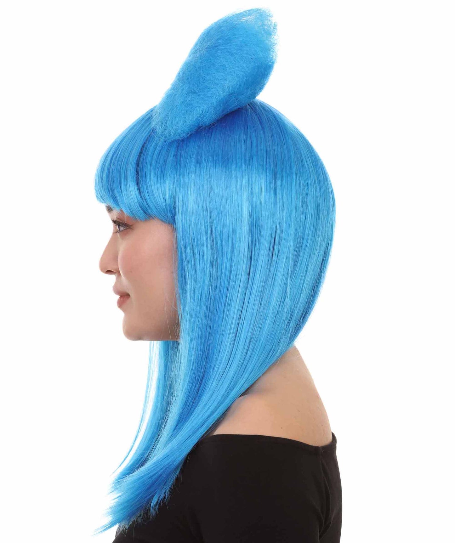 Blue Long Butterfly Womens Wigs collection