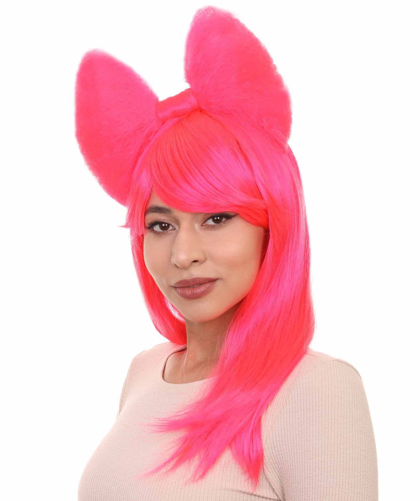 Neon Pink Long Butterfly Womens Wigs collection