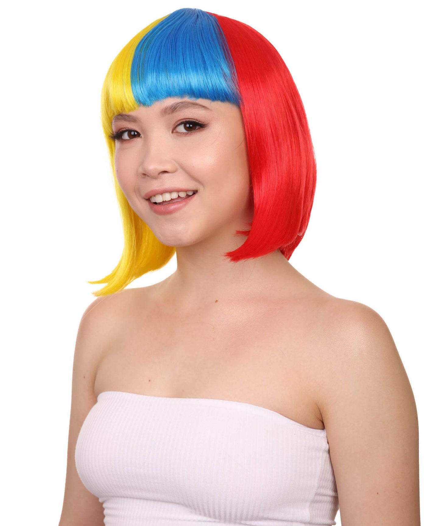 Colombia Flag Bob Wig