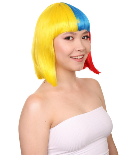 Colombia Flag Bob Wig