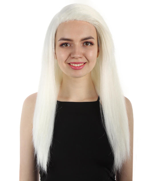 Side Part Cosplay Wig || White
