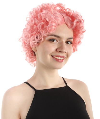 Doll Curly Womens Wig Collection | Character Fancy Halloween Wig | Premium Breathable Capless Cap | HPO