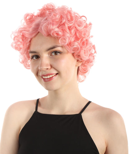 Doll Curly Womens Wig Collection | Character Fancy Halloween Wig | Premium Breathable Capless Cap | HPO