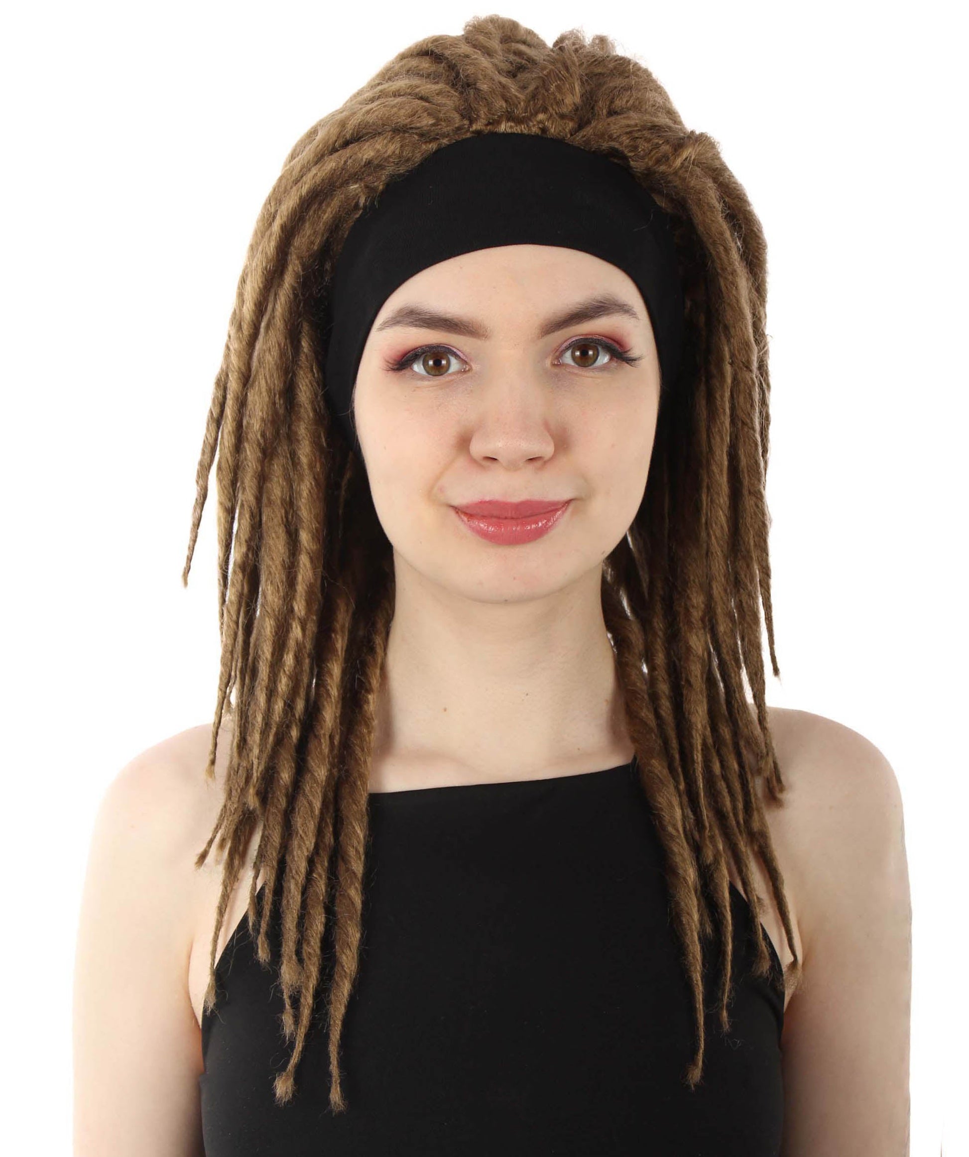 Light Brown Deluxe Dreadlock Wig