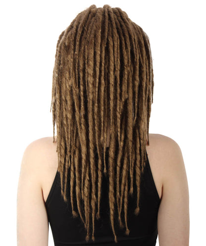 Light Brown Deluxe Dreadlock Wig