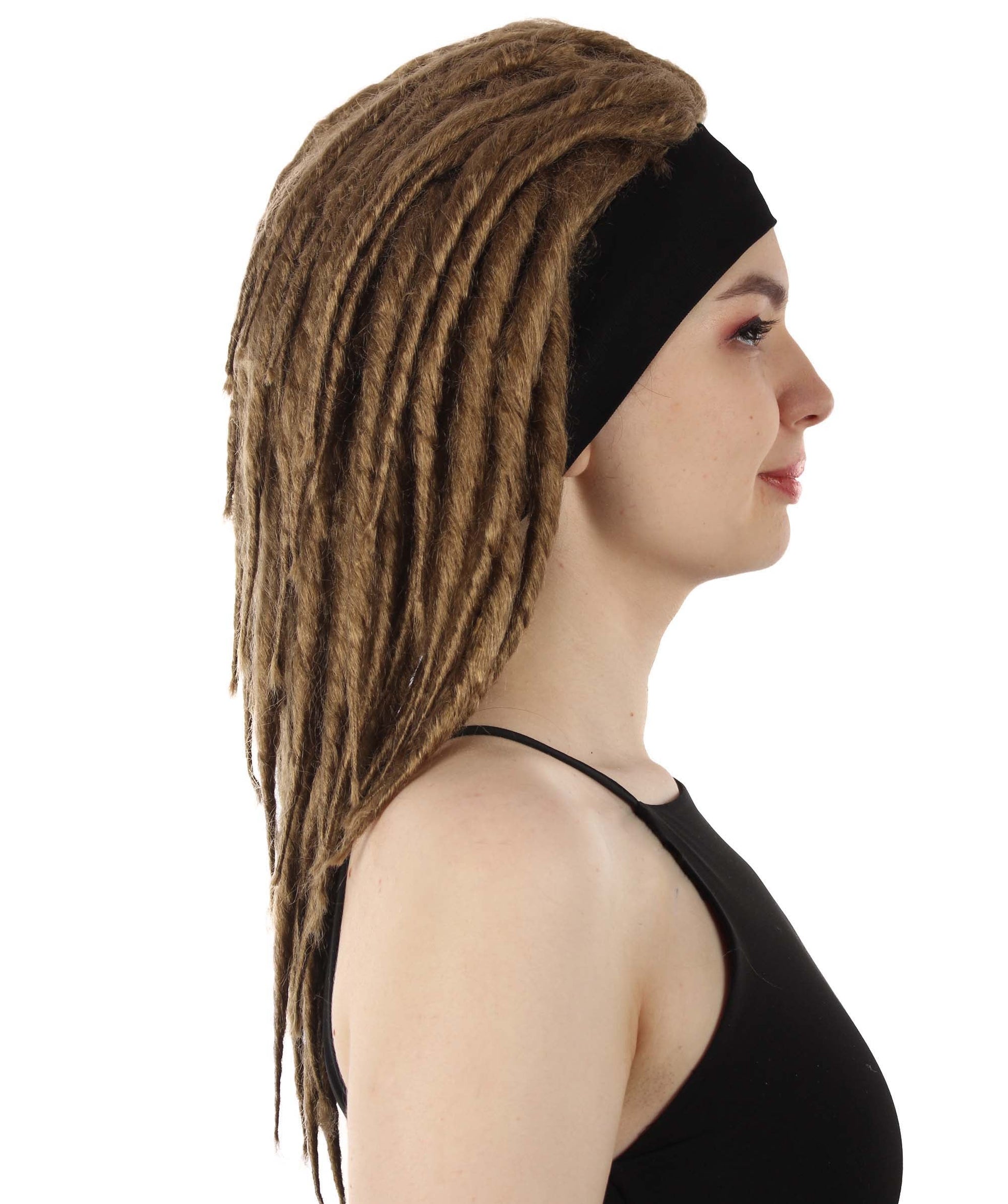 Light Brown Deluxe Dreadlock Wig