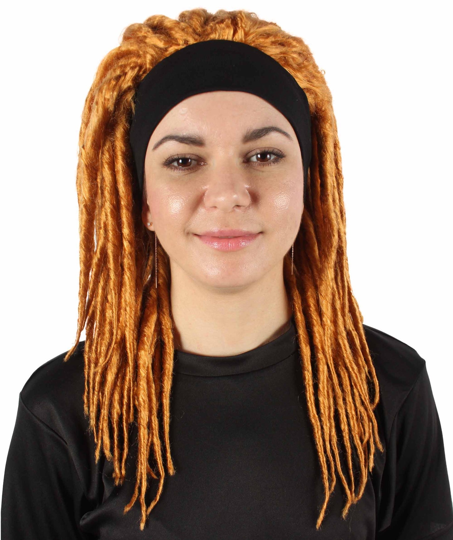 Light Gold Deluxe Dreadlock Wig