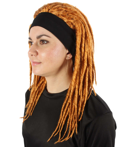 Light Gold Deluxe Dreadlock Wig