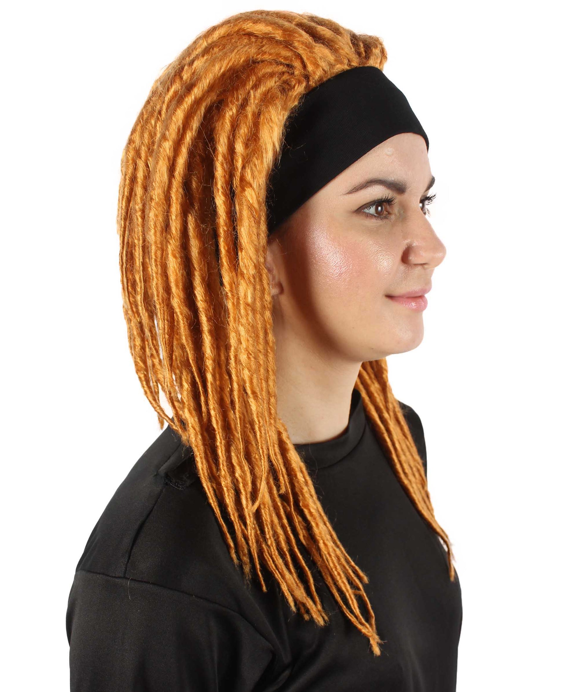 Light Gold Deluxe Dreadlock Wig