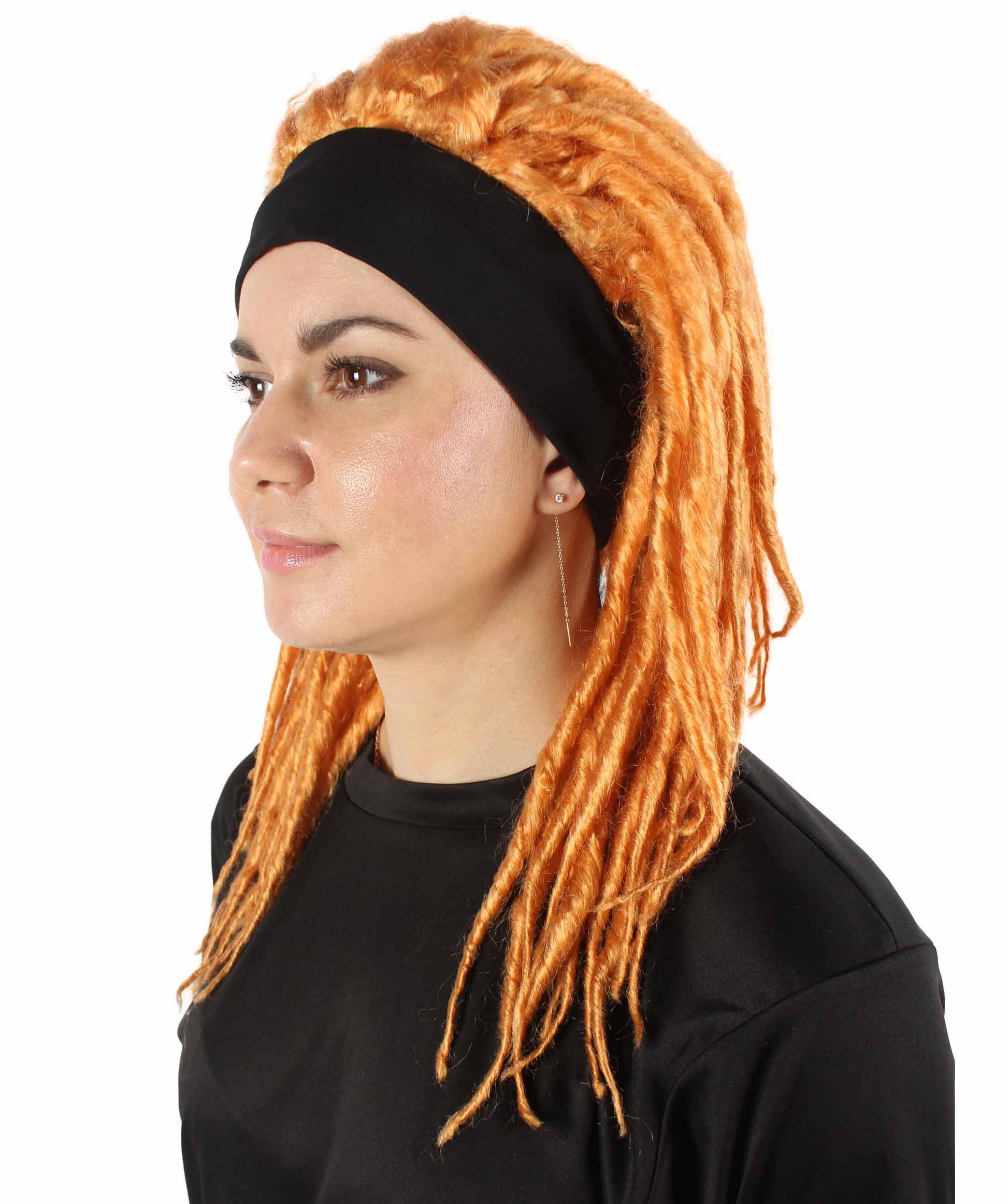 Light Gold Deluxe Dreadlock Wig