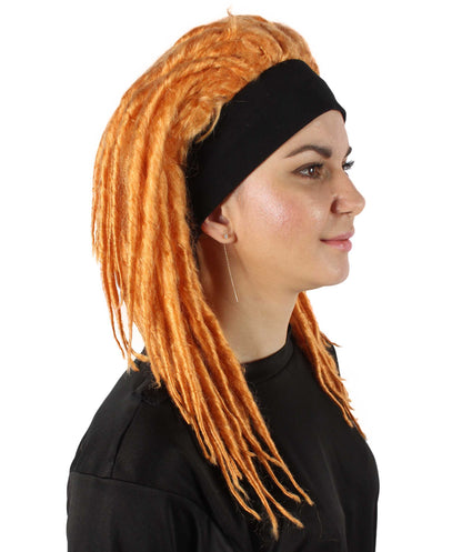 Light Gold Deluxe Dreadlock Wig