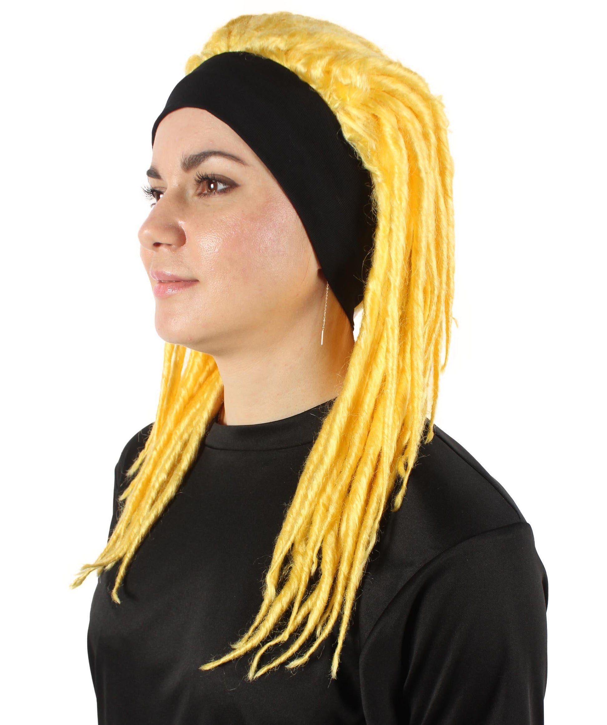 Light Yellow Deluxe Dreadlock Wig