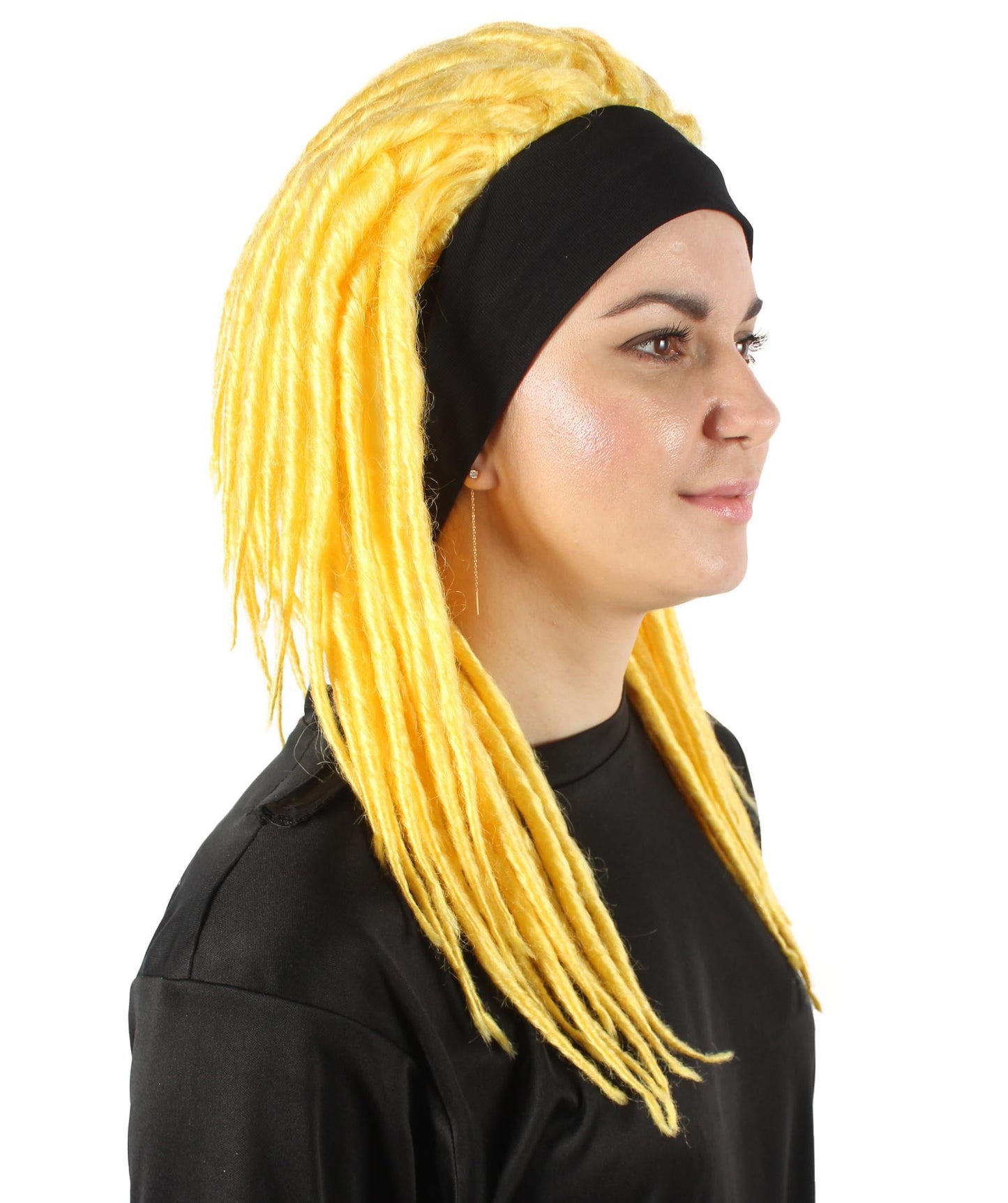 Light Yellow Deluxe Dreadlock Wig