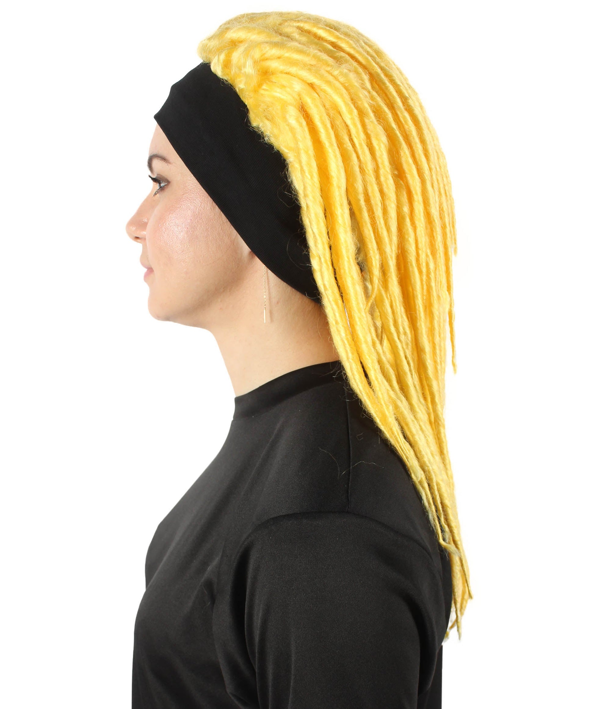 Light Yellow Deluxe Dreadlock Wig