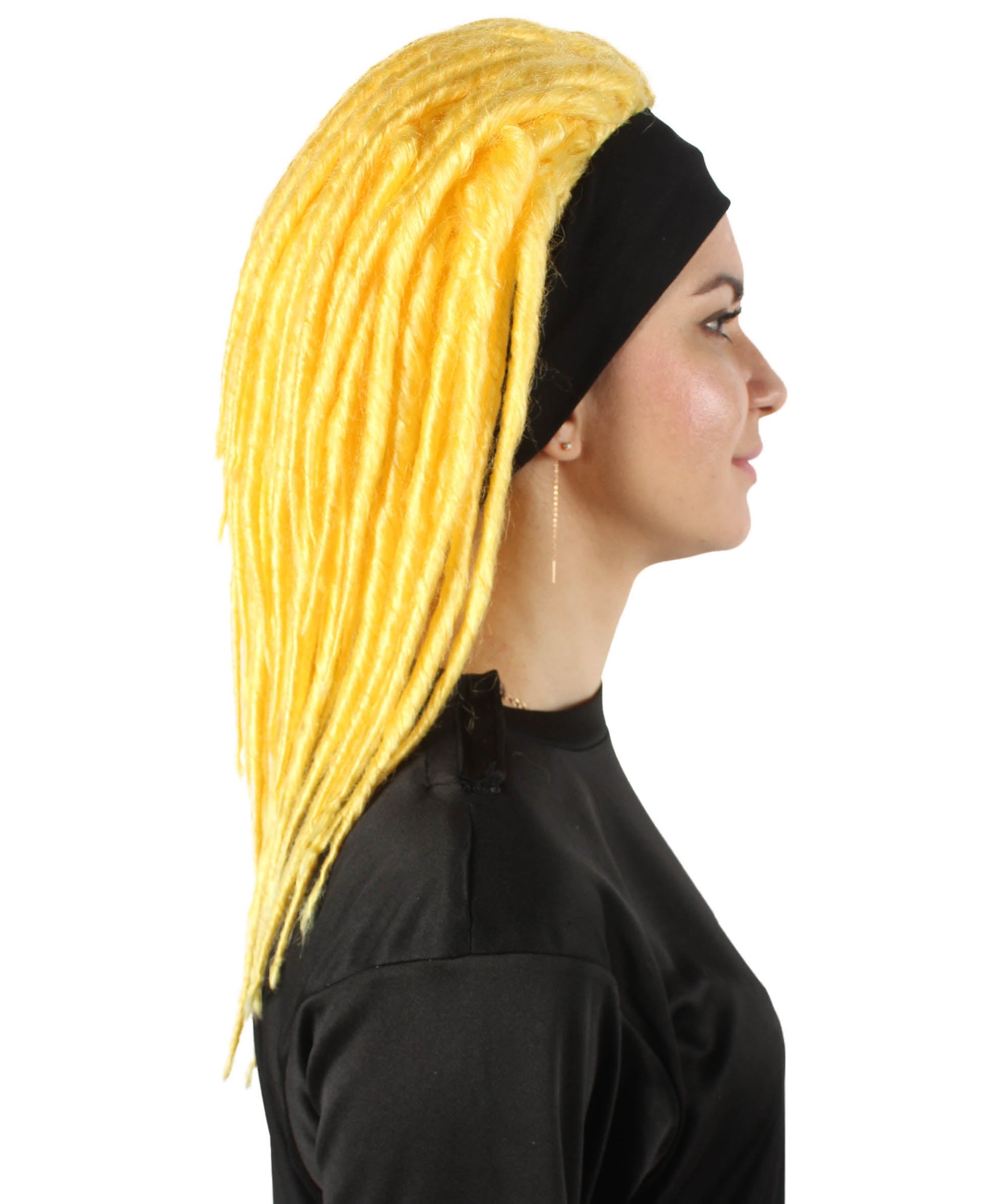 Light Yellow Deluxe Dreadlock Wig