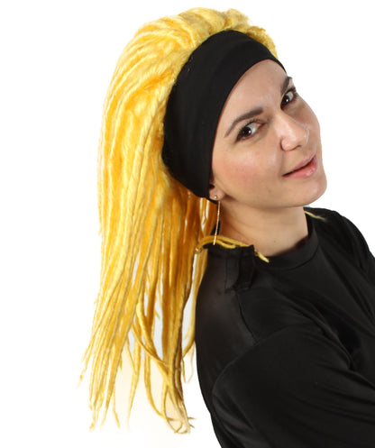 Light Yellow Deluxe Dreadlock Wig