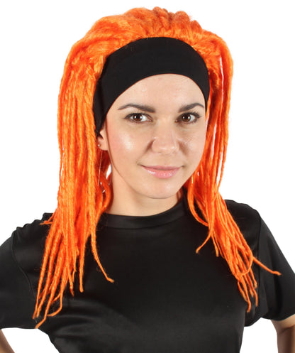 Pumpkin Deluxe Dreadlock Wig