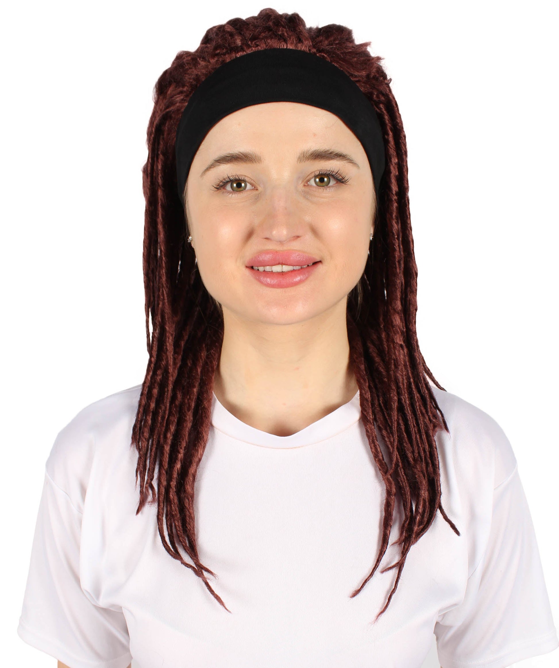 Burgundy Deluxe Dreadlock Wig