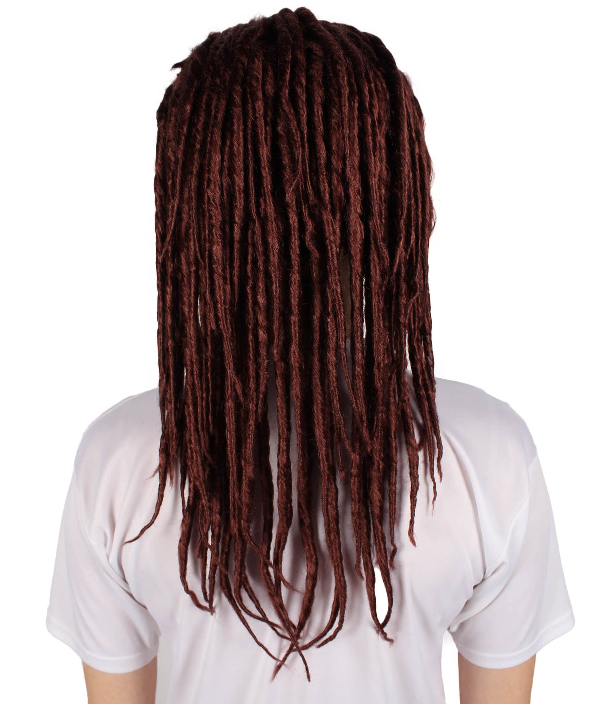 Burgundy Deluxe Dreadlock Wig