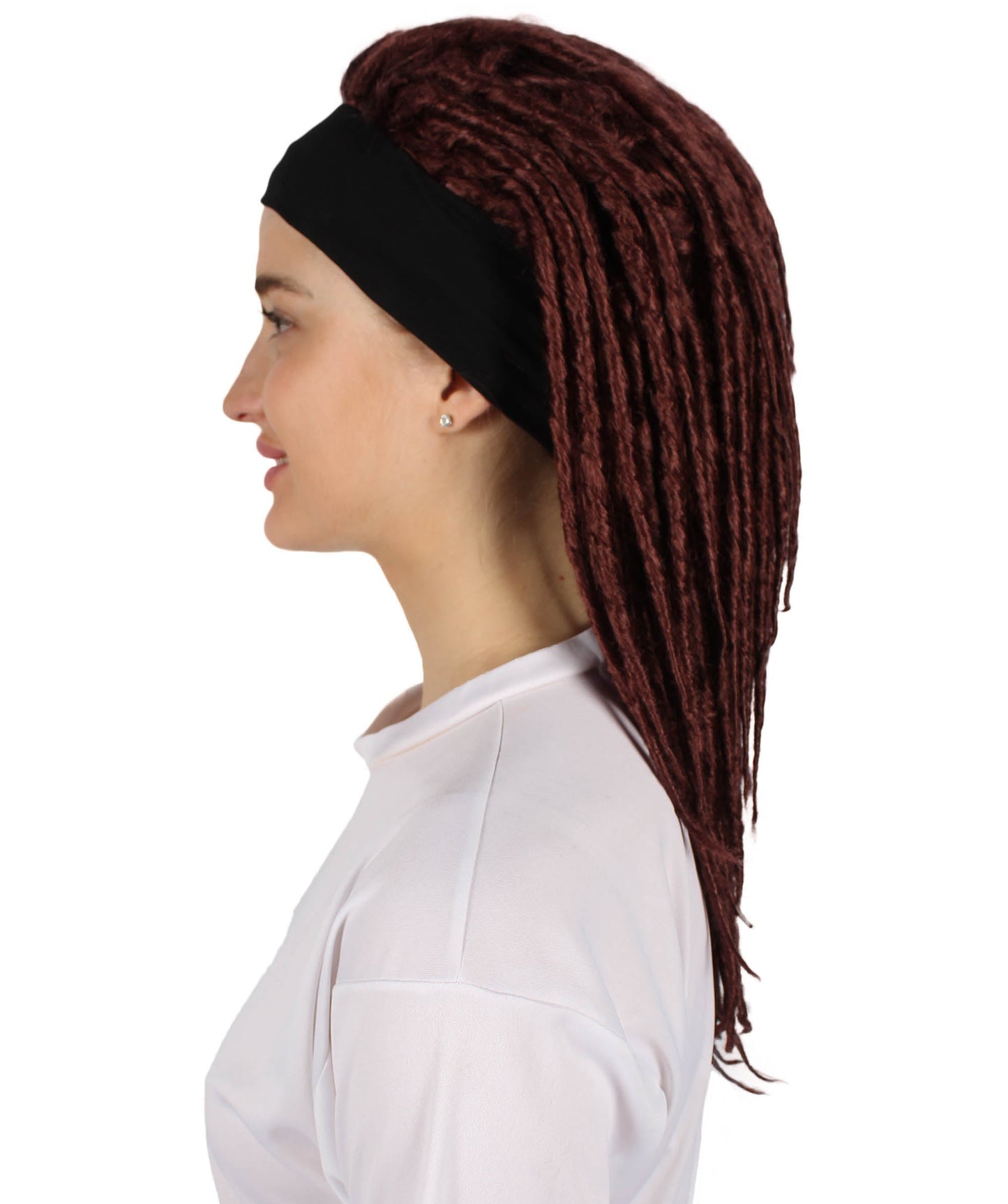 Burgundy Deluxe Dreadlock Wig