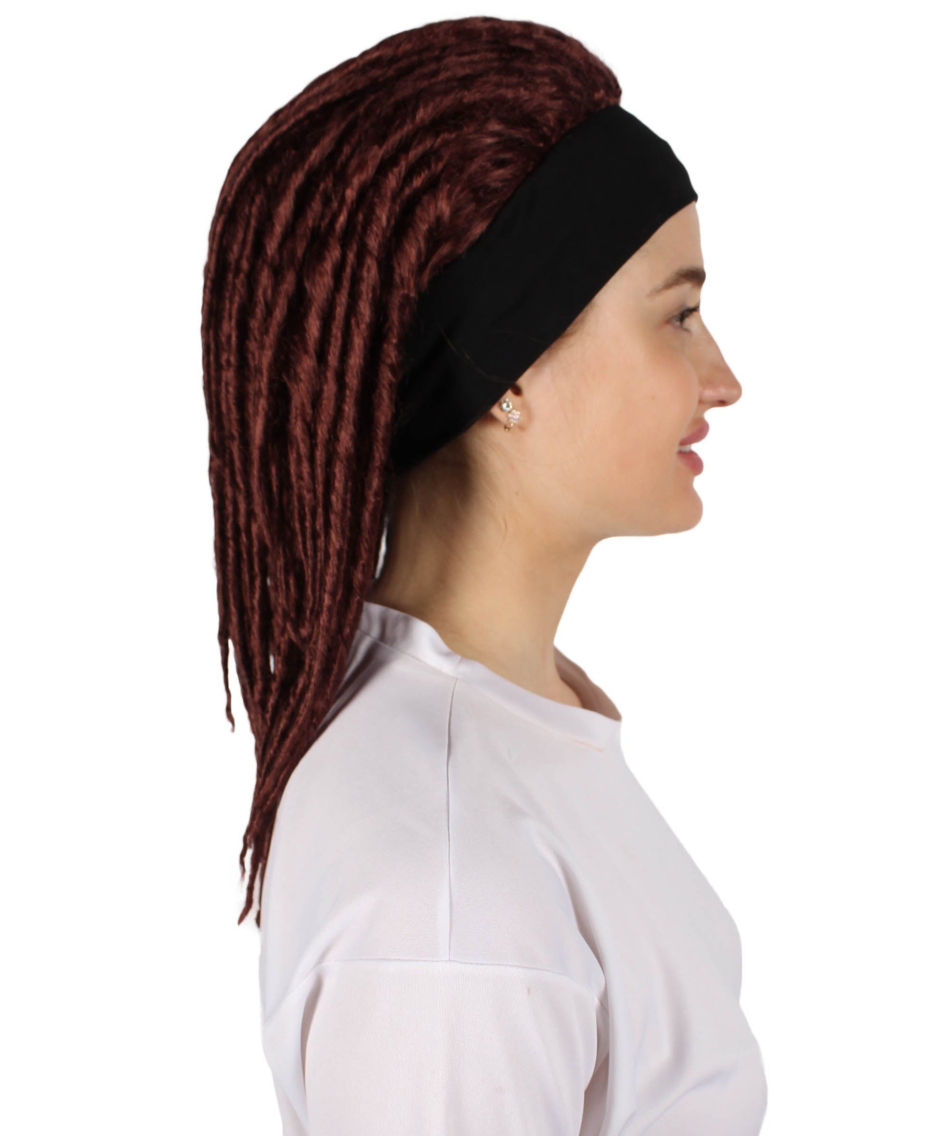 Burgundy Deluxe Dreadlock Wig