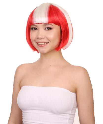 Denmark Flag Bob Wig