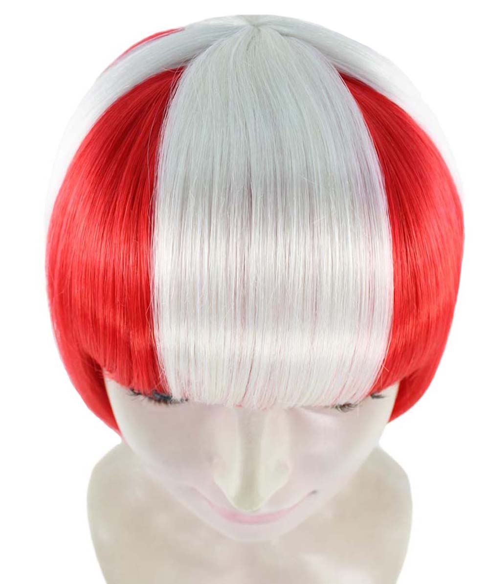 Denmark Flag Bob Wig