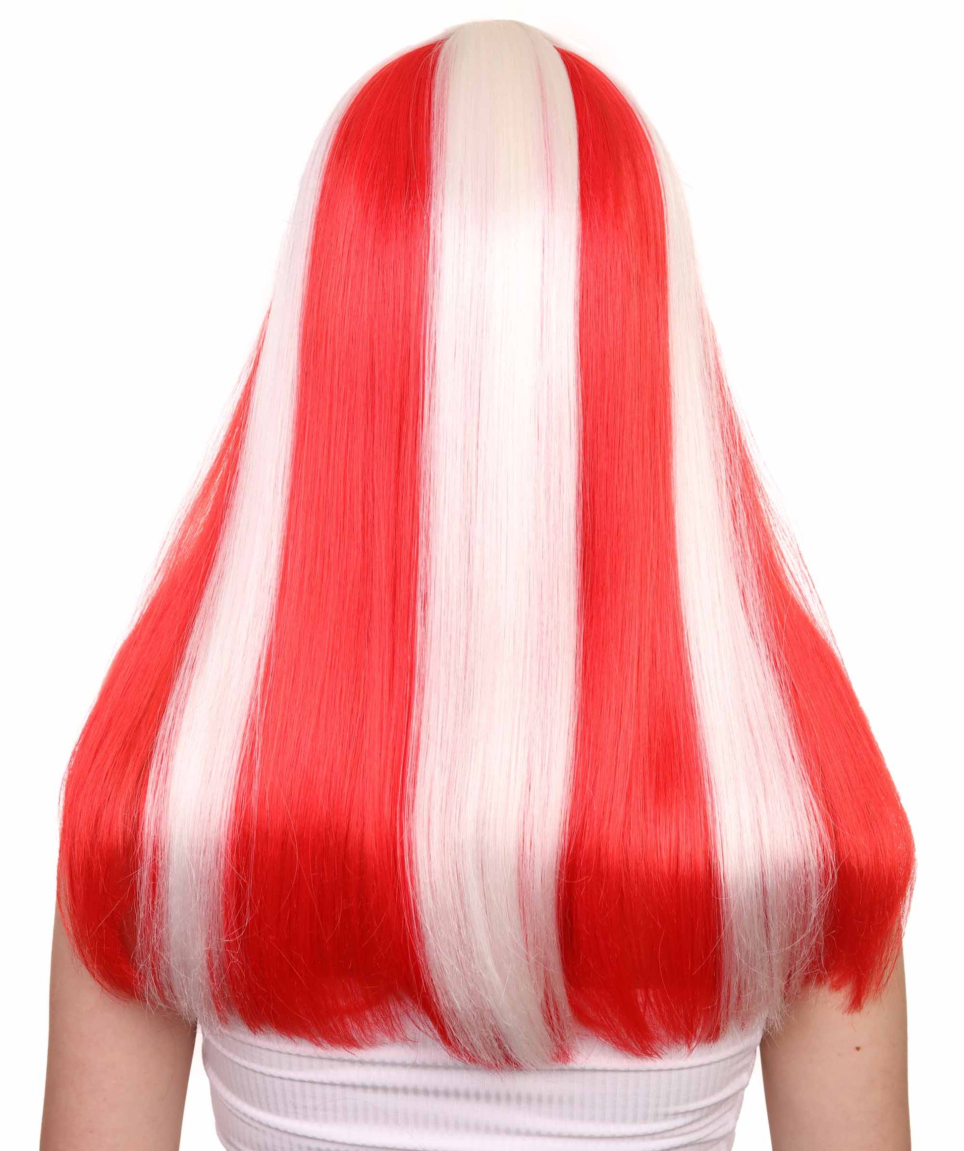 Denmark Flag Long Bob Wig