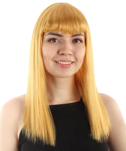 Gold Straight Length Diva Wig