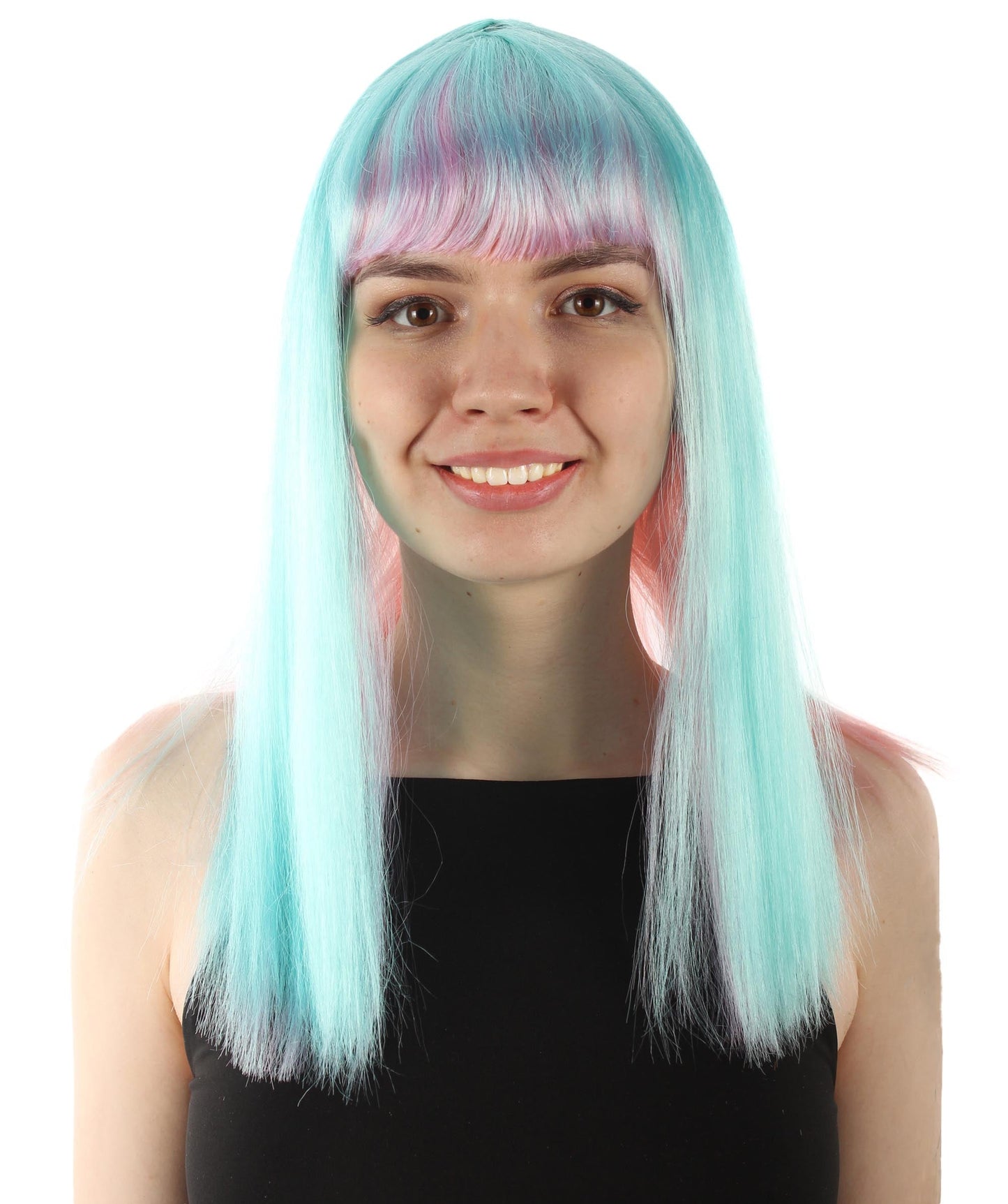 Mixed Pink Straight Length Diva Wig