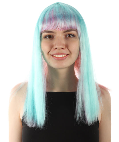Mixed Pink Straight Length Diva Wig