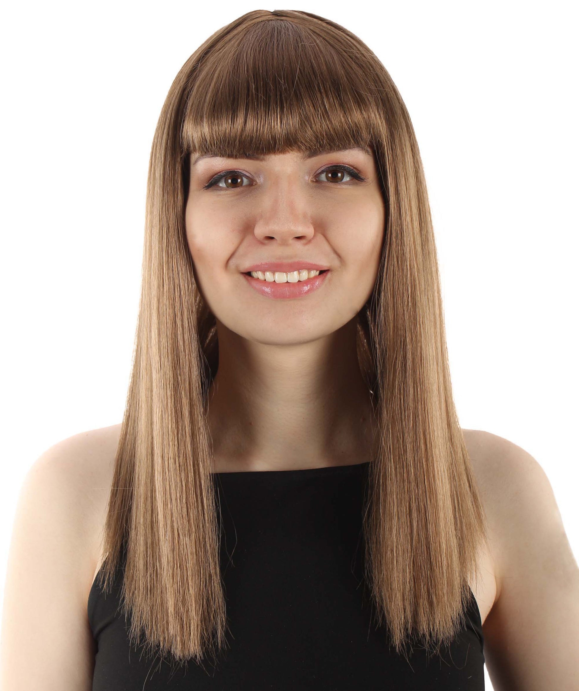 Light Brown Straight Length Diva Wig