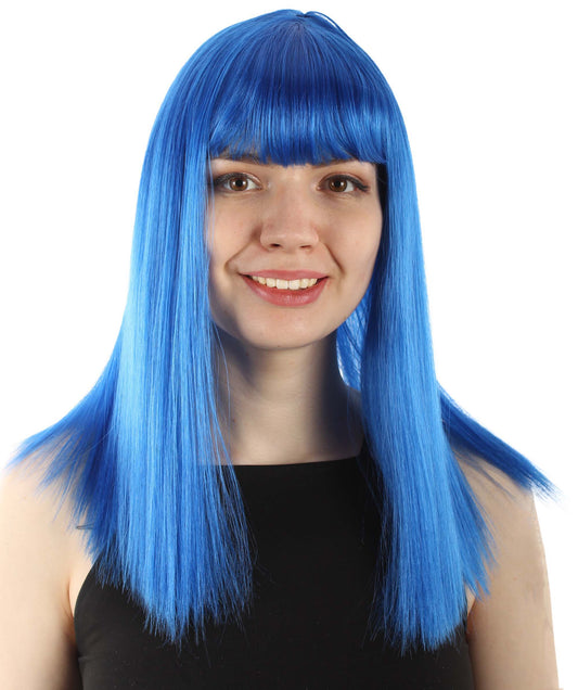 Dark Blue Straight Length Diva Wig