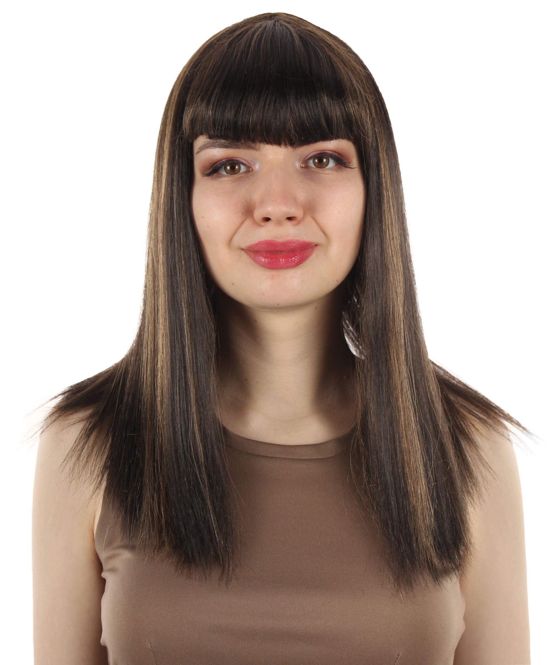 Auburn Blonde Straight Length Diva Wig