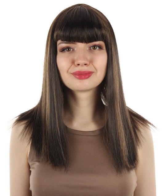 Auburn Blonde Straight Length Diva Wig
