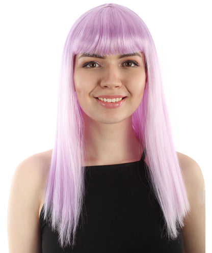 Light Purple Straight Length Diva Wig