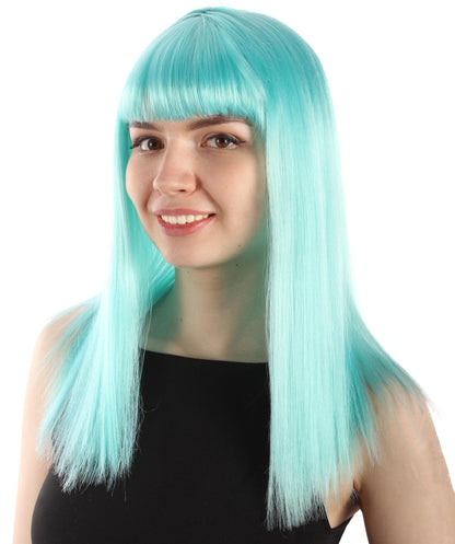 Light Blue Straight Length Diva Wig