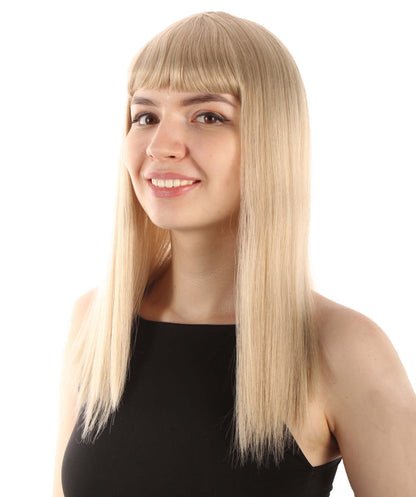 Beige Straight Length Diva Wig