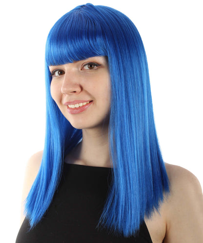 Dark Blue Straight Length Diva Wig