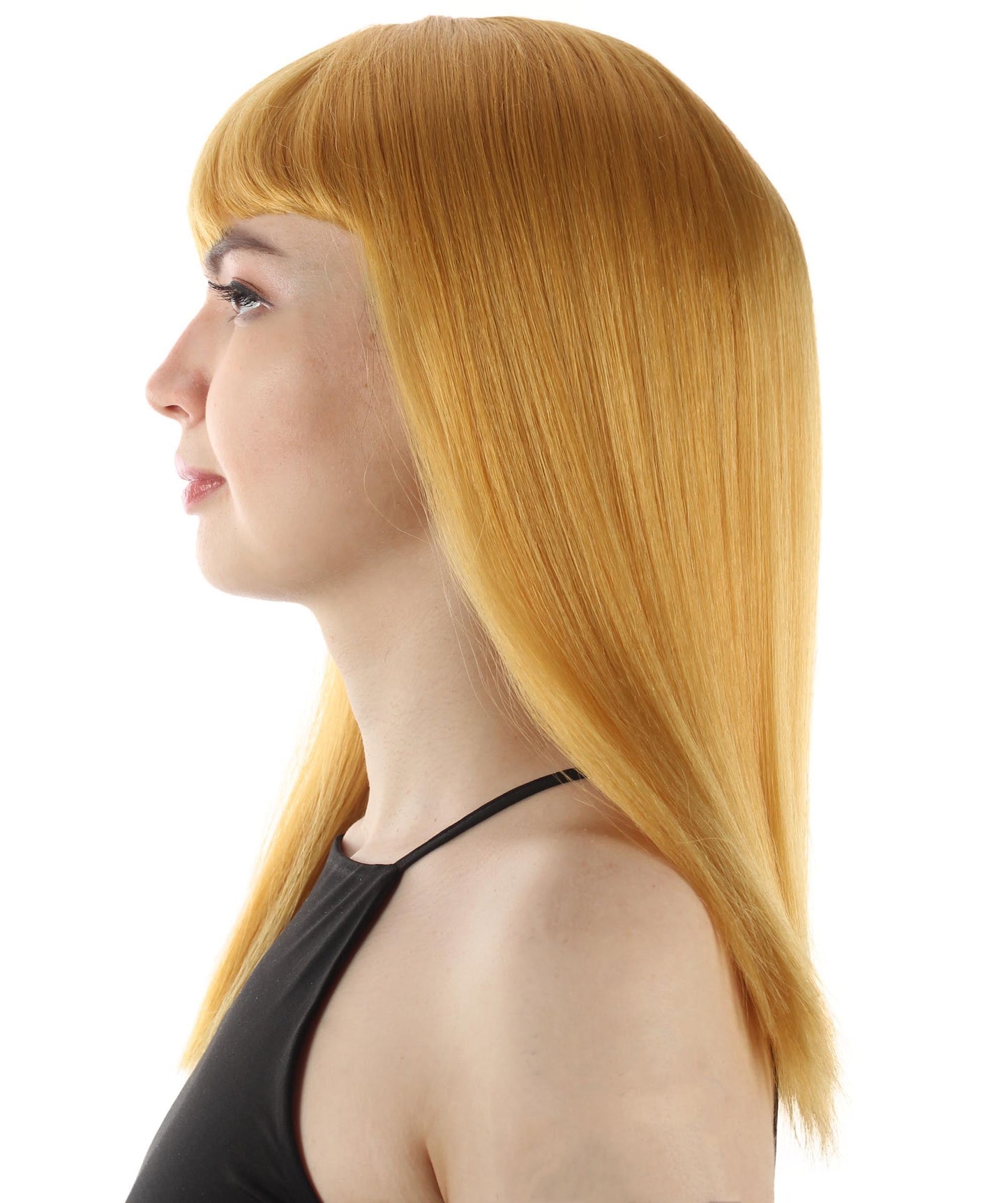 Gold Straight Length Diva Wig