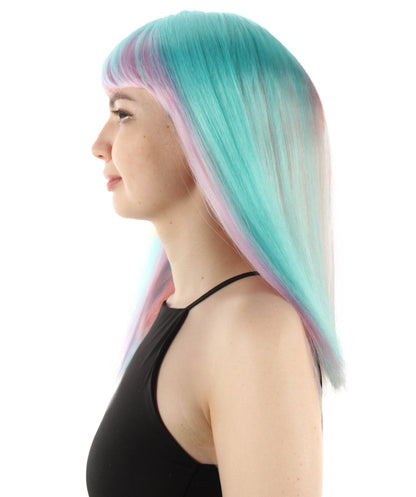 Mixed Pink Straight Length Diva Wig