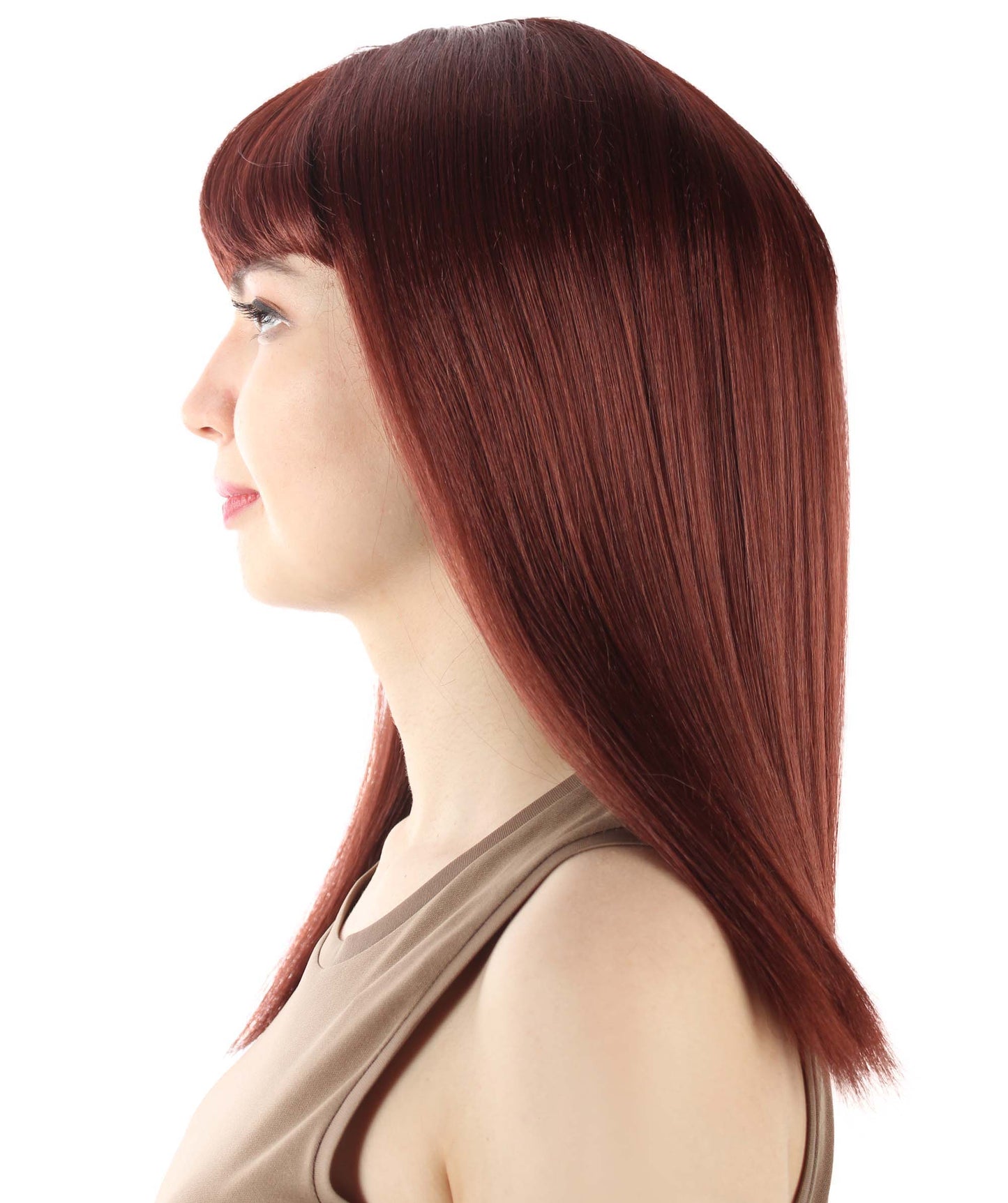 Dark Brown Straight Length Diva Wig