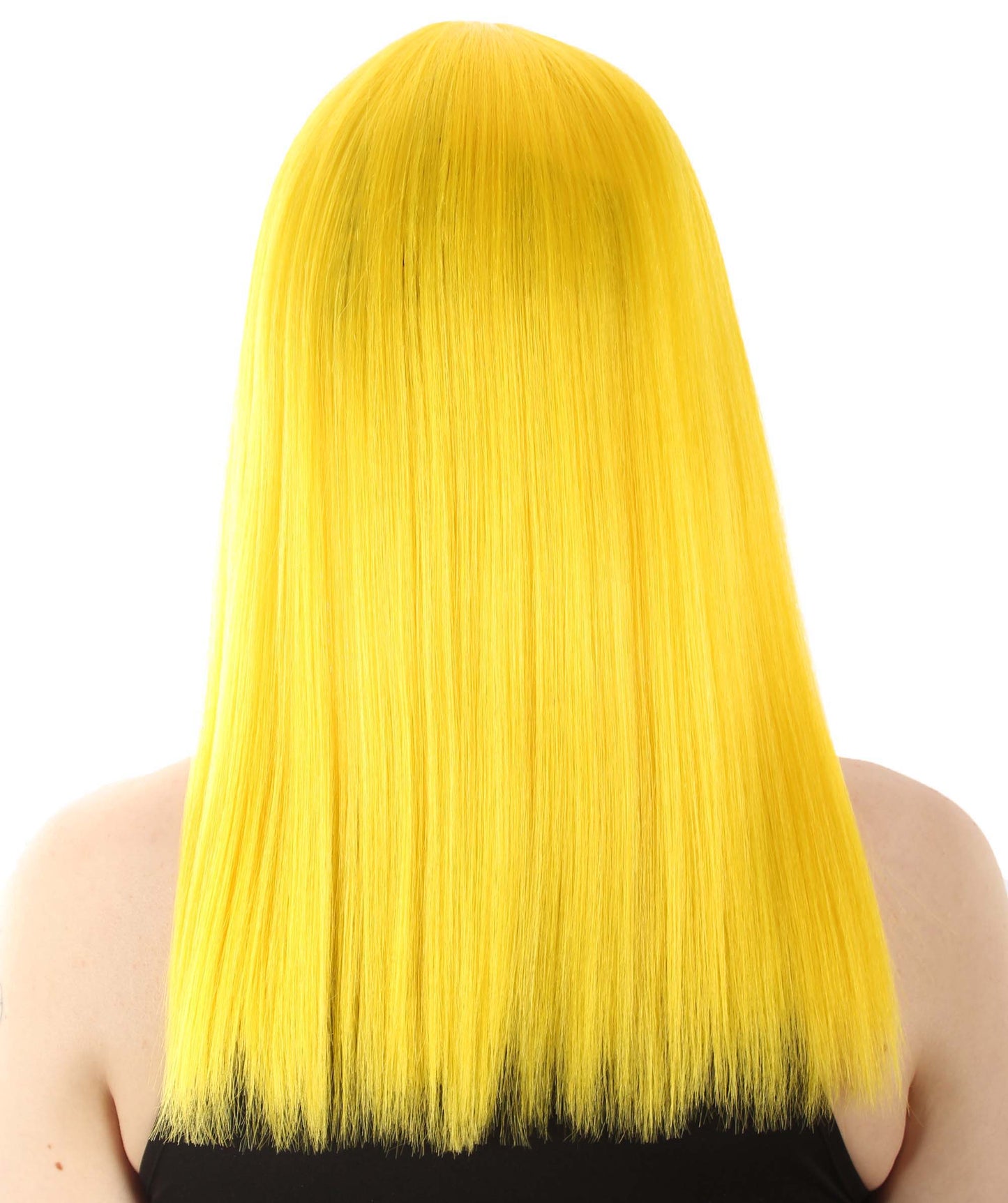 Yellow Straight Length Diva Wig