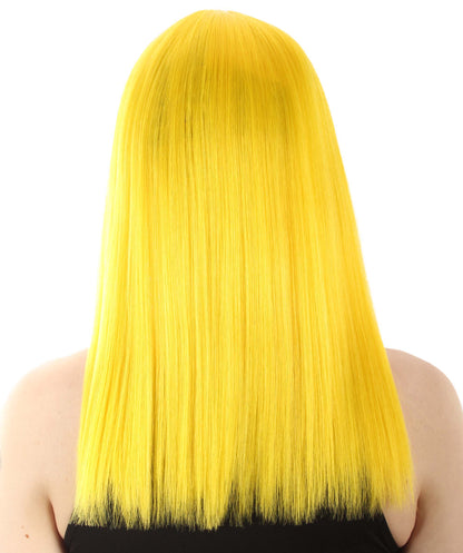 Yellow Straight Length Diva Wig