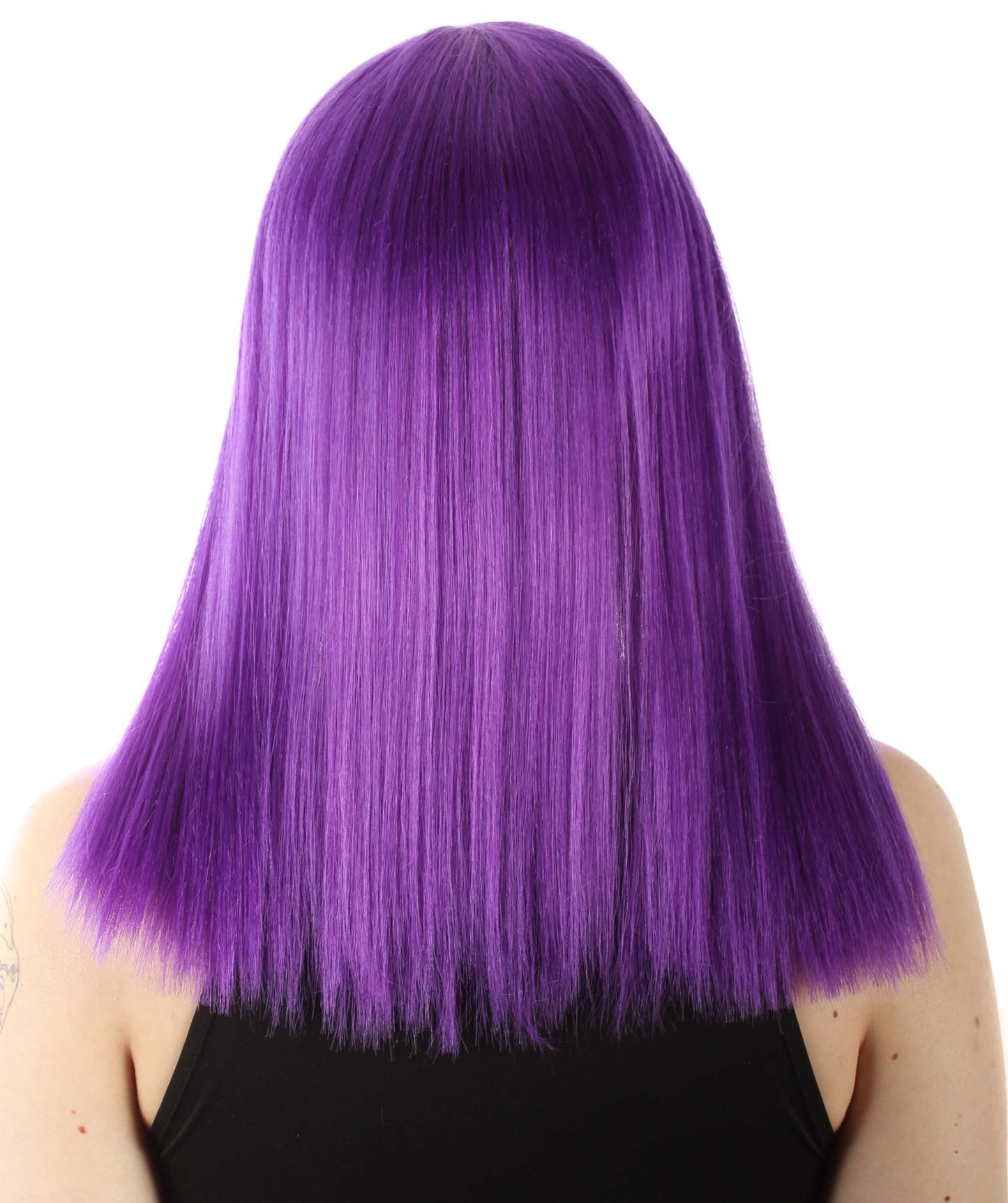 Purple Straight Length Diva Wig