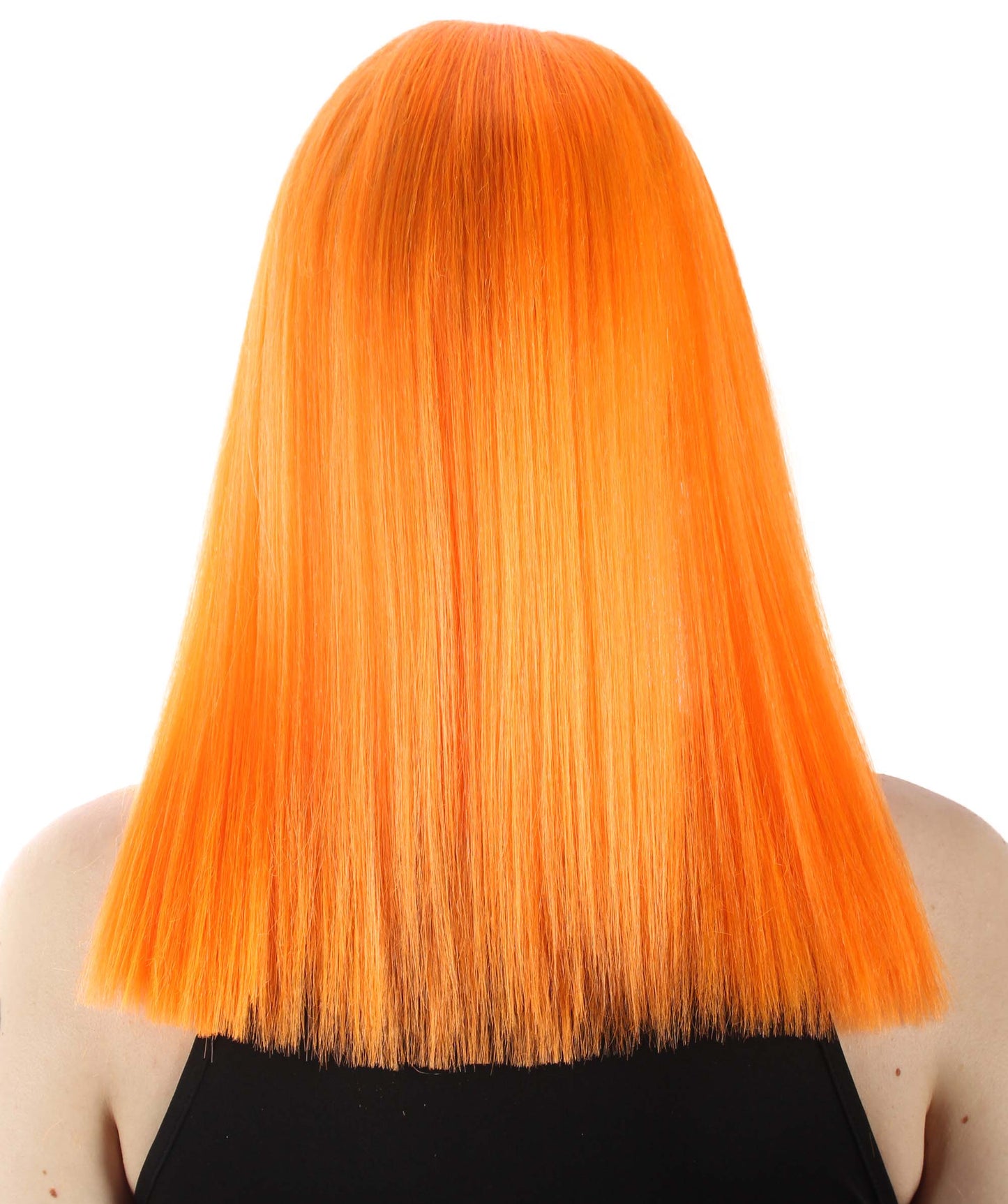  Orange Straight Length Diva Wig