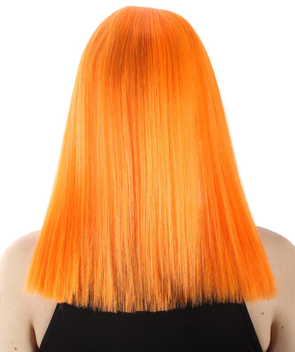  Orange Straight Length Diva Wig