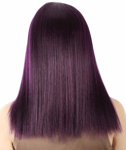 Dark Purple Straight Length Diva Wig