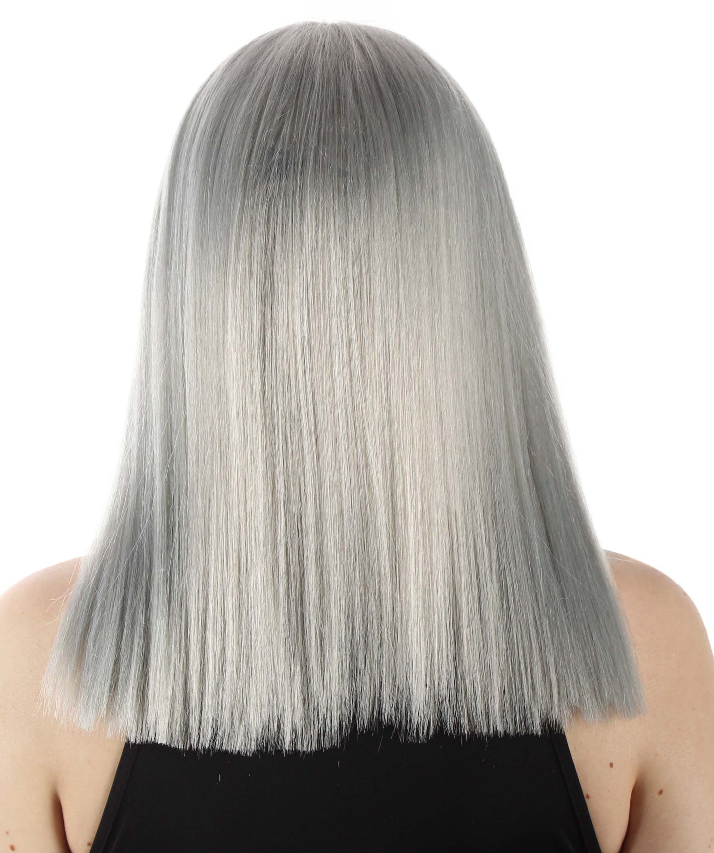 Dark Grey Straight Length Diva Wig